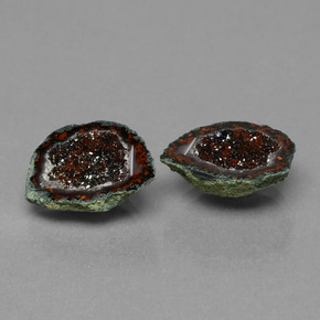 Gemas de Geoda de ágata Multicolor natural de  ct, Forma elegante, Opaco