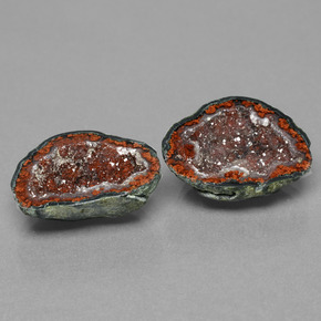 Gemas de Geoda de ágata Multicolor natural de  ct, Forma elegante, Opaco