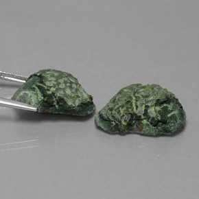 Gemas de geoda de ágata multicolor natural de 17,29 ct, forma elegante, opaco