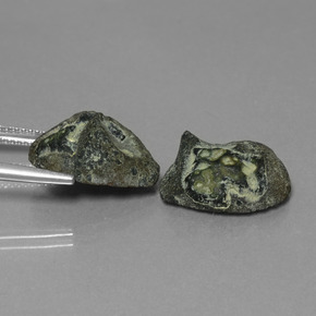 Gemas de Geoda de ágata Multicolor natural de 12.94 ct, Forma elegante, Opaco