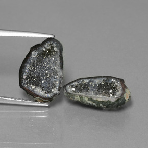 Gemas de Geoda de ágata Multicolor natural de  ct, Forma elegante, Opaco