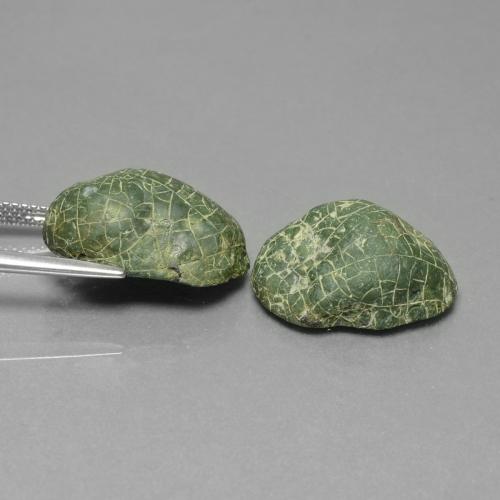 Gemas de Geoda de ágata Multicolor natural de 23.55 ct, Forma elegante, Opaco