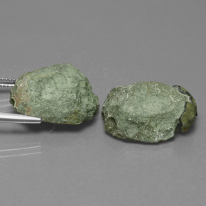 Gemas de Geoda de ágata Multicolor natural de 16.50 ct, Forma elegante, Opaco