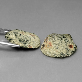 Gemas de Geoda de ágata Multicolor natural de 17.88 ct, Forma elegante, Opaco