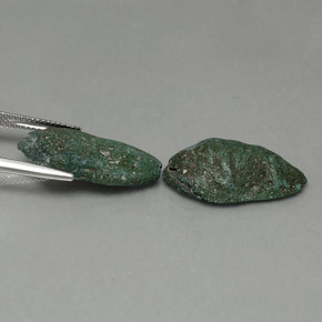 Gemas de geoda de ágata multicolor natural de 16,64 ct, forma elegante, opaco