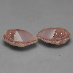 Gemas de Geoda de ágata Multicolor natural de  ct, Forma elegante, Opaco