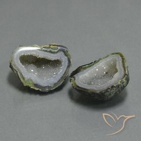 Gemas de Geoda de ágata Multicolor natural de 28.18 ct, Elegante, Opaco