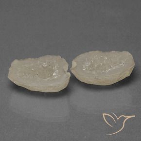 Gemas de Geoda de ágata Multicolor natural de 16.40 ct, Elegante, Opaco