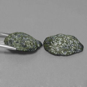 Gemas de geoda de ágata multicolor natural de 22,25 ct, forma elegante, opaco