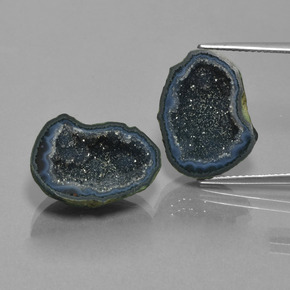 Gemas de Geoda de ágata Multicolor natural de  ct, Forma elegante, Opaco