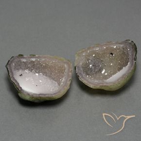 Gemas de geoda de ágata multicolor natural de 35,74 ct, forma elegante, opaco