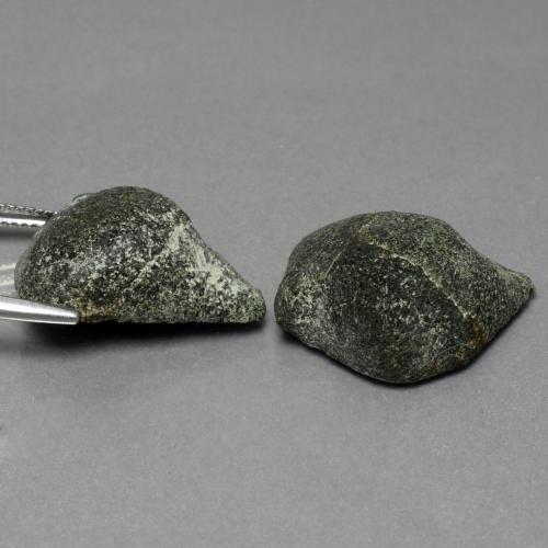 Gemas de geoda de ágata multicolor natural de 26,34 ct, forma elegante, opaco
