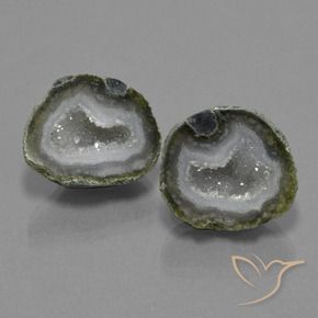 Gemas de Geoda de ágata Multicolor natural de 21.43 ct, Elegante, Opaco
