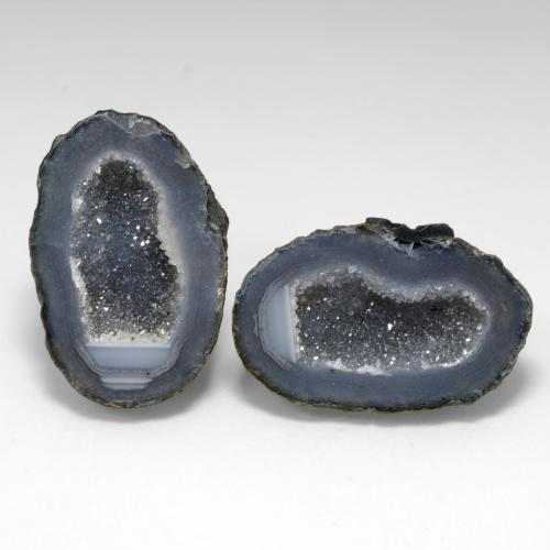 Gemas de Geoda de ágata Multicolor natural de 22.51 ct, Forma elegante, Opaco