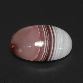 Ágata multicolor natural de 13,03 ct, corte óvalo, opaco