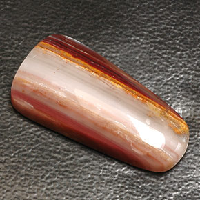 Ágata multicolor natural de 11,21 ct, transparente, transparente / translúcido