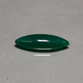 Ágata Verde natural de 1.94 ct, Transparente, Transparente / Translúcido