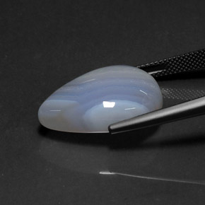 Ágata Multicolor natural de 19.84 ct, Transparente, Transparente / Translúcido