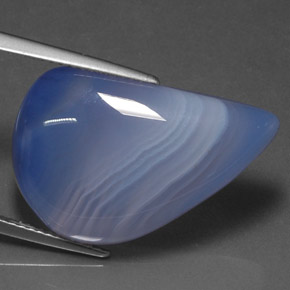 Ágata Multicolor natural de 18.69 ct, Transparente, Transparente / Translúcido