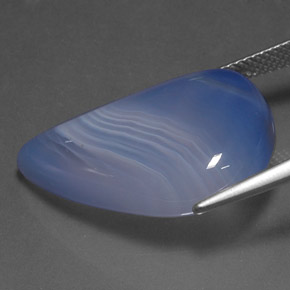 Ágata Multicolor natural de 18.69 ct, Transparente, Transparente / Translúcido