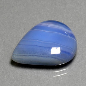 Ágata multicolor natural de 13,30 ct, transparente, transparente / translúcido