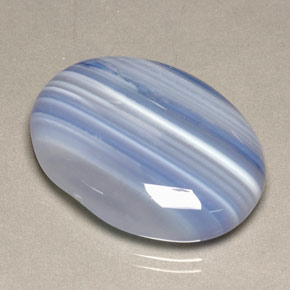 Ágata multicolor natural de 27,08 ct, transparente, transparente / translúcido