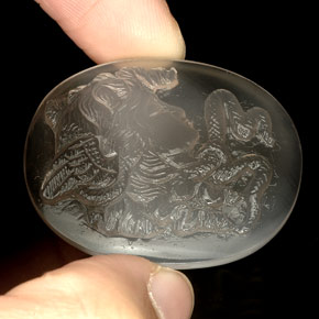 Ágata bicolor natural de 34,11 ct, transparente, transparente / translúcido