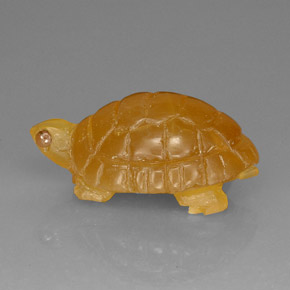 Ágata naranja natural de 26,72 ct, transparente, transparente / translúcido