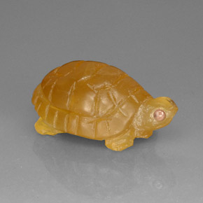 Ágata naranja natural de 26,72 ct, transparente, transparente / translúcido