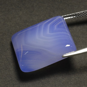 Ágata Lavanda natural de 21.17 ct, Transparente, Transparente / Translúcido