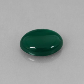Ágata Verde natural de 1.40 ct, Transparente, Transparente / Translúcido
