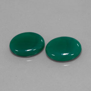 Gemas de ágata verde natural de  ct, transparente, transparente / translúcido