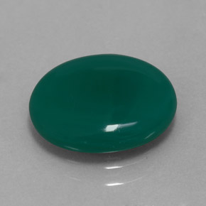 Ágata verde natural de 2,75 ct, transparente, transparente / translúcido