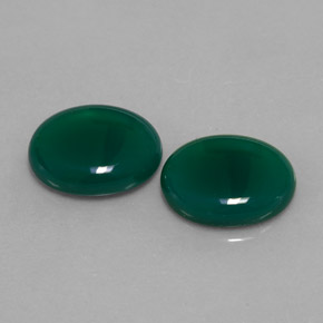 Gemas de ágata verde natural de  ct, transparente, transparente / translúcido