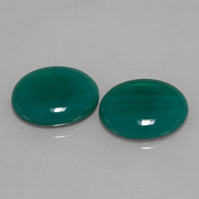 Gemas de ágata verde natural de  ct, transparente, transparente / translúcido