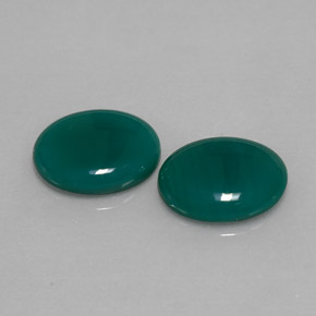 Gemas de ágata verde natural de  ct, transparente, transparente / translúcido