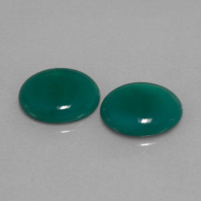 Gemas de ágata verde natural de  ct, transparente, transparente / translúcido