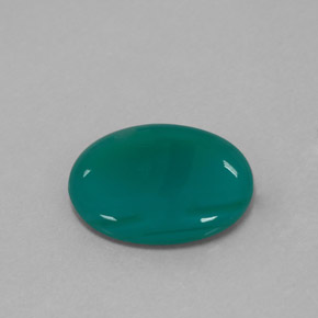 Ágata verde natural de 2,50 ct, transparente, transparente / translúcido