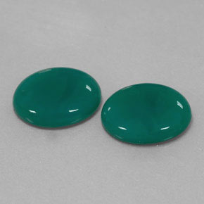 Gemas de ágata verde natural de  ct, transparente, transparente / translúcido