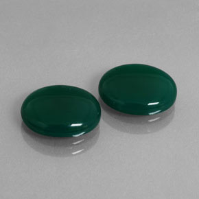 Gemas de ágata verde natural de  ct, transparente, transparente / translúcido