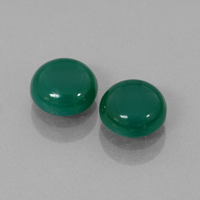 Gemas de ágata verde natural de  ct, transparente, transparente / translúcido