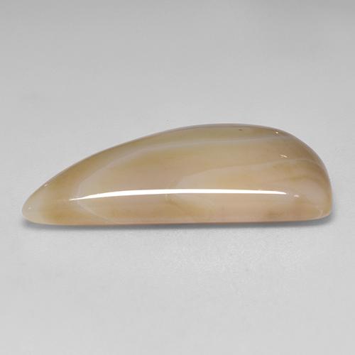 Ágata multicolor natural de 18,17 ct, forma elegante, translúcido