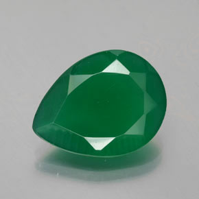 Ágata Verde natural de 5.67 ct, Transparente, Transparente / Translúcido