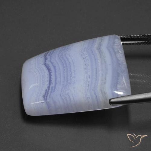 Ágata Violeta real natural de 42.57 ct, Elegante, Translúcido