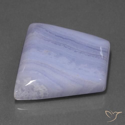 Ágata Violeta real claro natural de 37.90 ct, Elegante, Translúcido