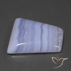 Ágata Violeta claro natural de 42.25 ct, Elegante, Translúcido