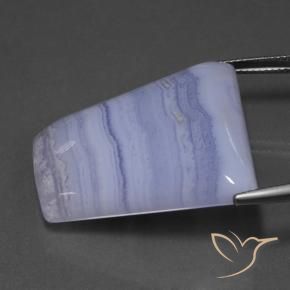 Ágata Violeta claro natural de 42.25 ct, Elegante, Translúcido