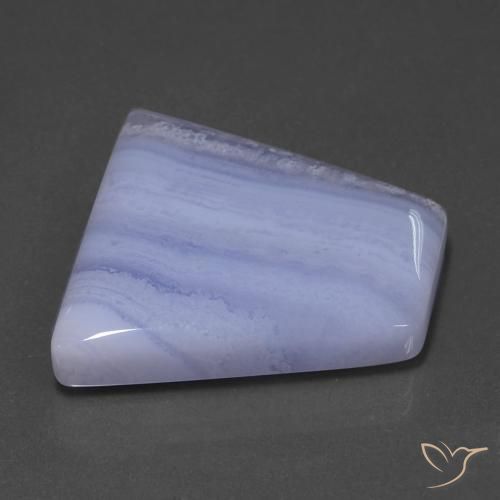 Ágata Violeta claro medio natural de 42.24 ct, Elegante, Translúcido