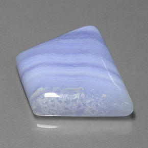 Ágata violeta natural de 48,95 ct, forma elegante, translúcido