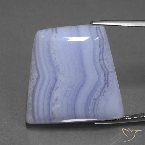 Ágata Violeta claro natural de 42.00 ct, Elegante, Translúcido